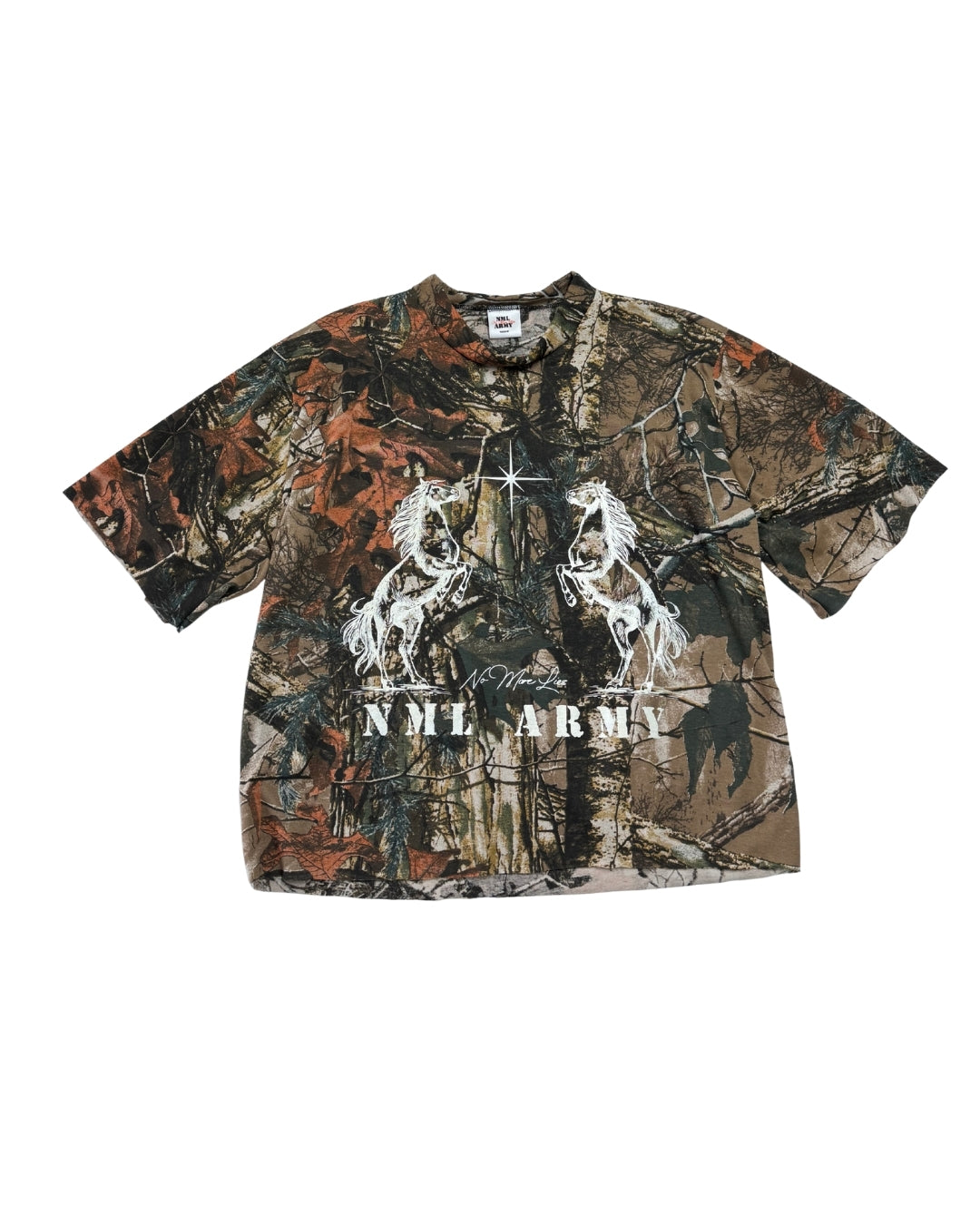 [ NML ARMY ] Playera Boxy Oversize Camuflaje