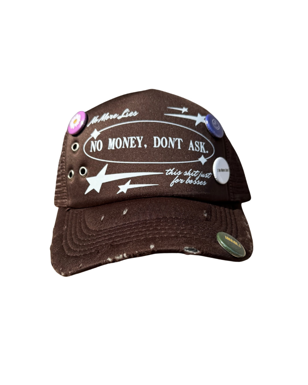 GORRA TRUCKER NO MONEY DONT ASK"