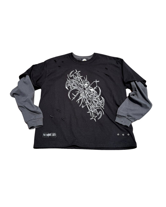 [ Angelo ] Negro Con Gris