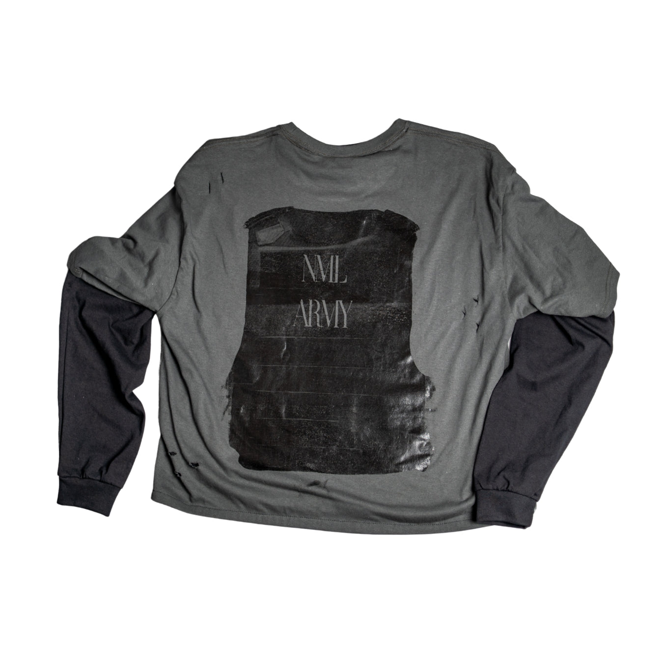 [ NML ARMY ] NO MORE LIES LONG SLEEVE T-SHIRT LADO B