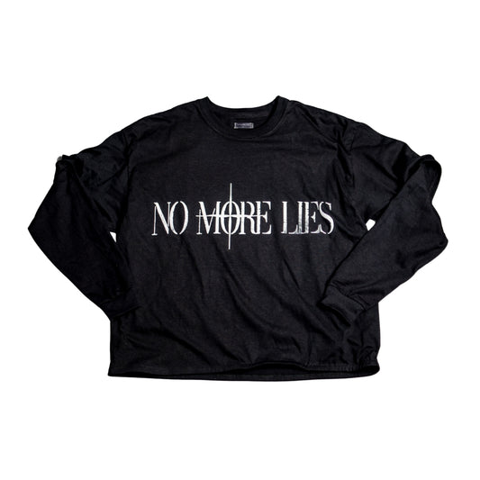 [ NML BLACK ] NO MORE LIES LONG SLEEVE T-SHIRT