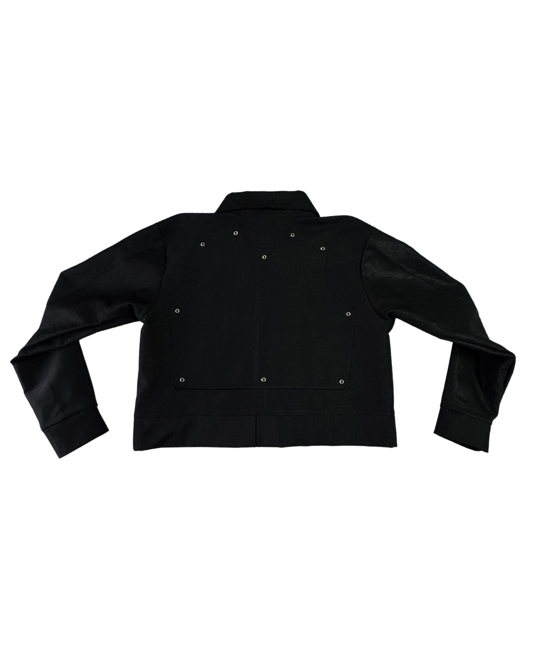 [ ALL BLACK ] CHAMARRA BOXY FIT