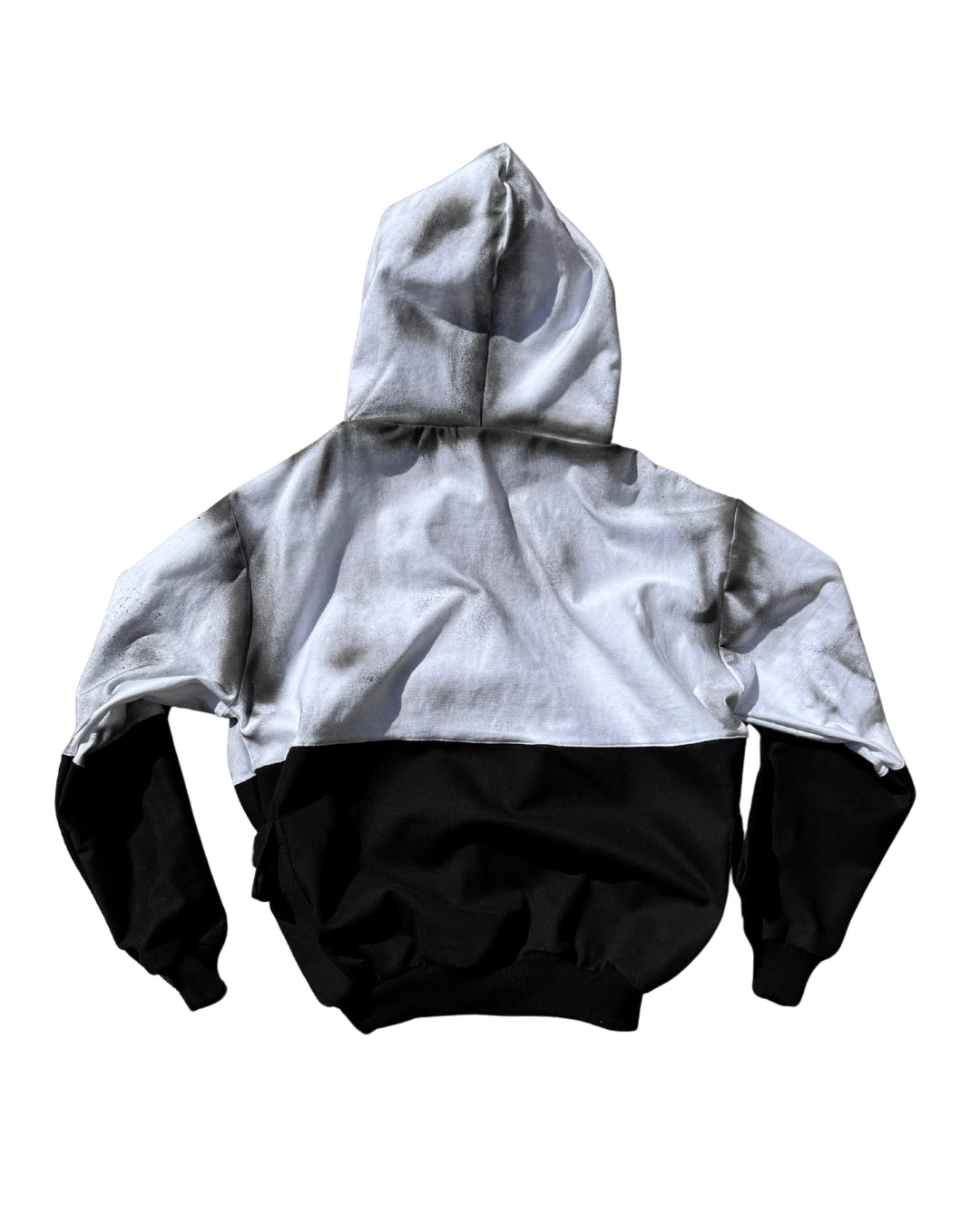 CARGO HOODIE BLACKNWHITE"