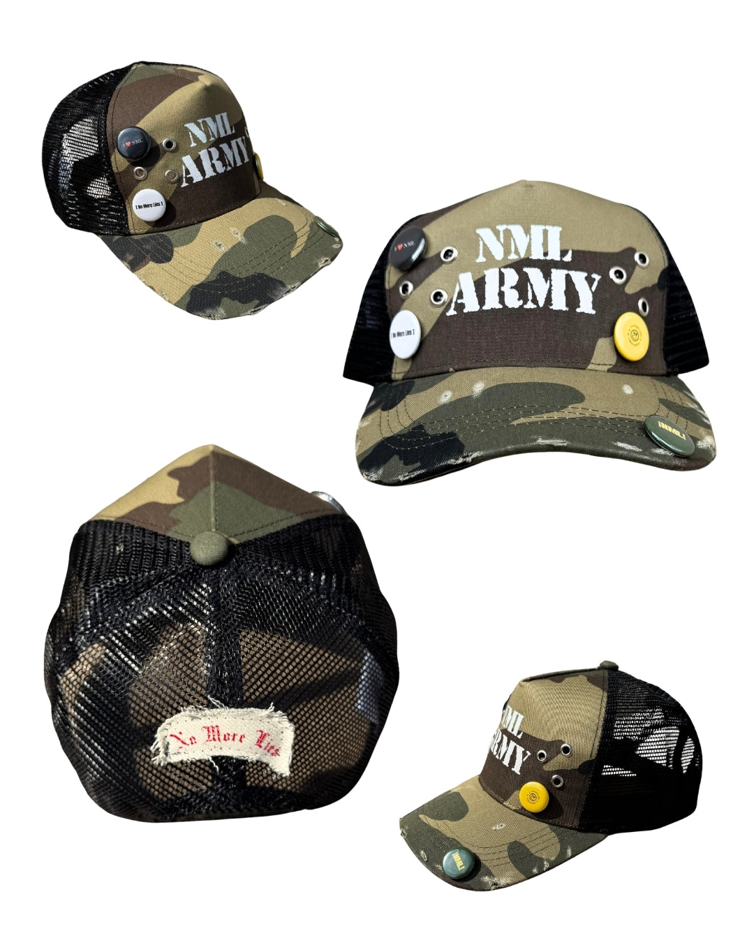 [ NML ARMY ] Playera + Ambas Trucker Hat