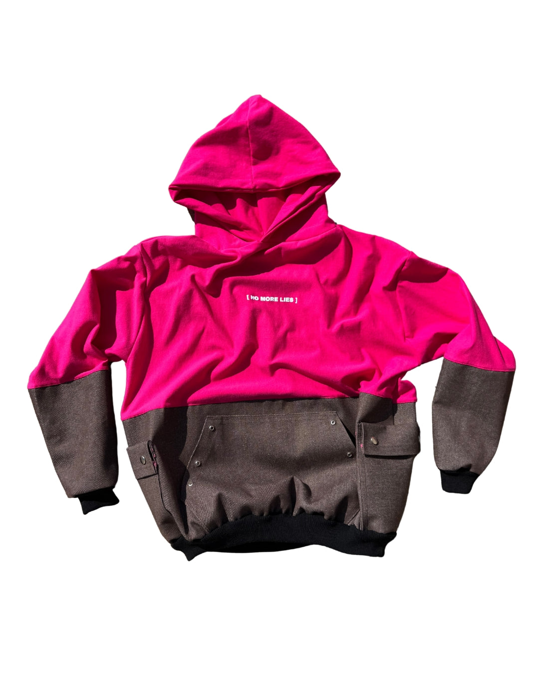 CARGO HOODIE PINK"