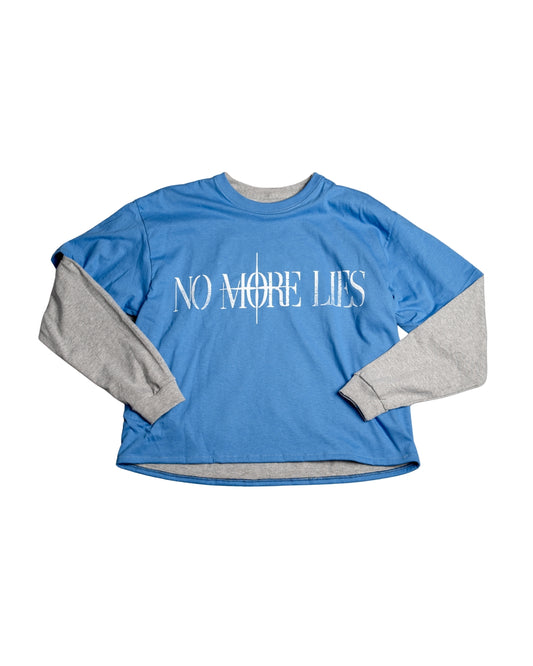 [ NML BLUE ] Playera Manga Larga