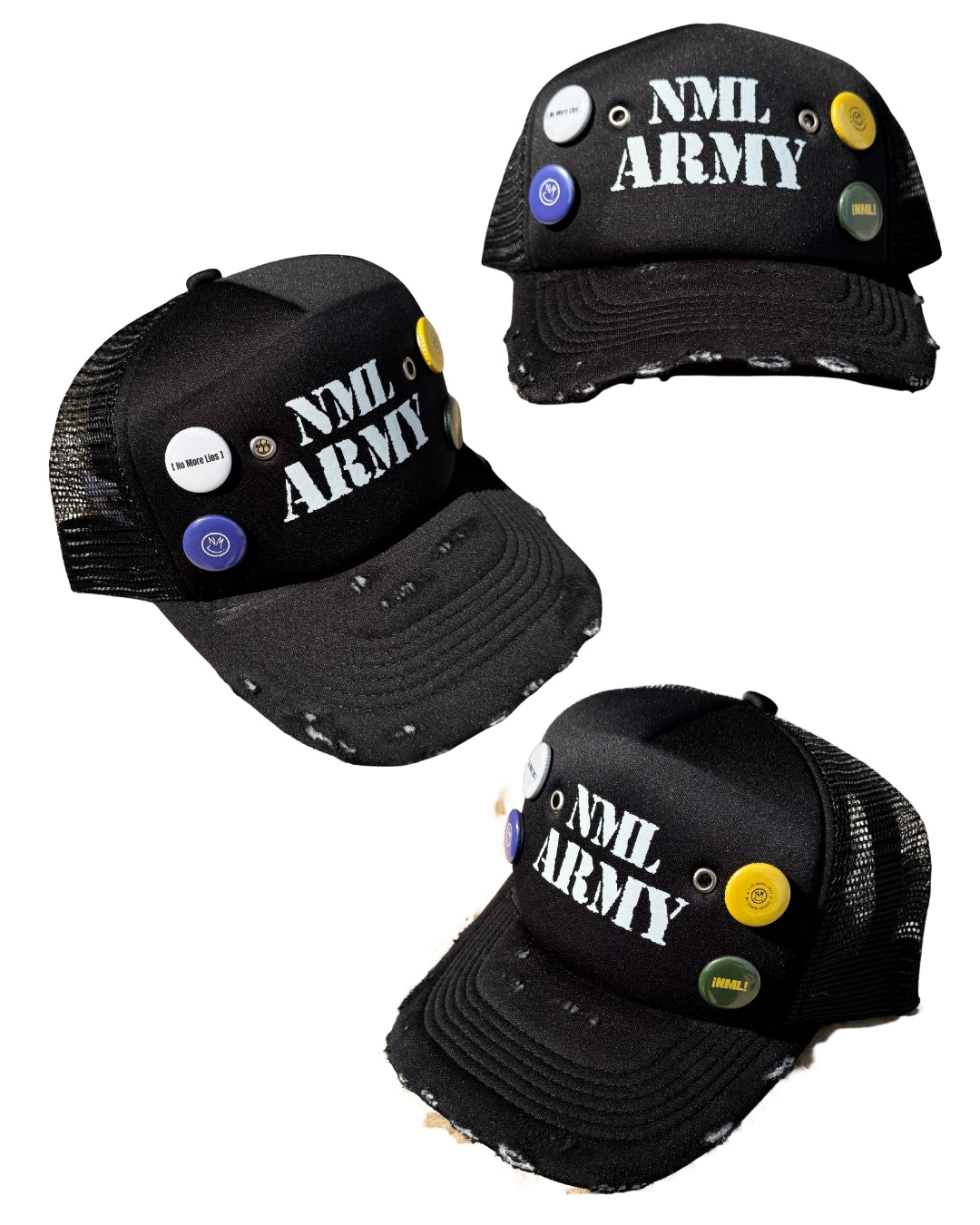 [ NML ARMY ] Playera + Ambas Trucker Hat