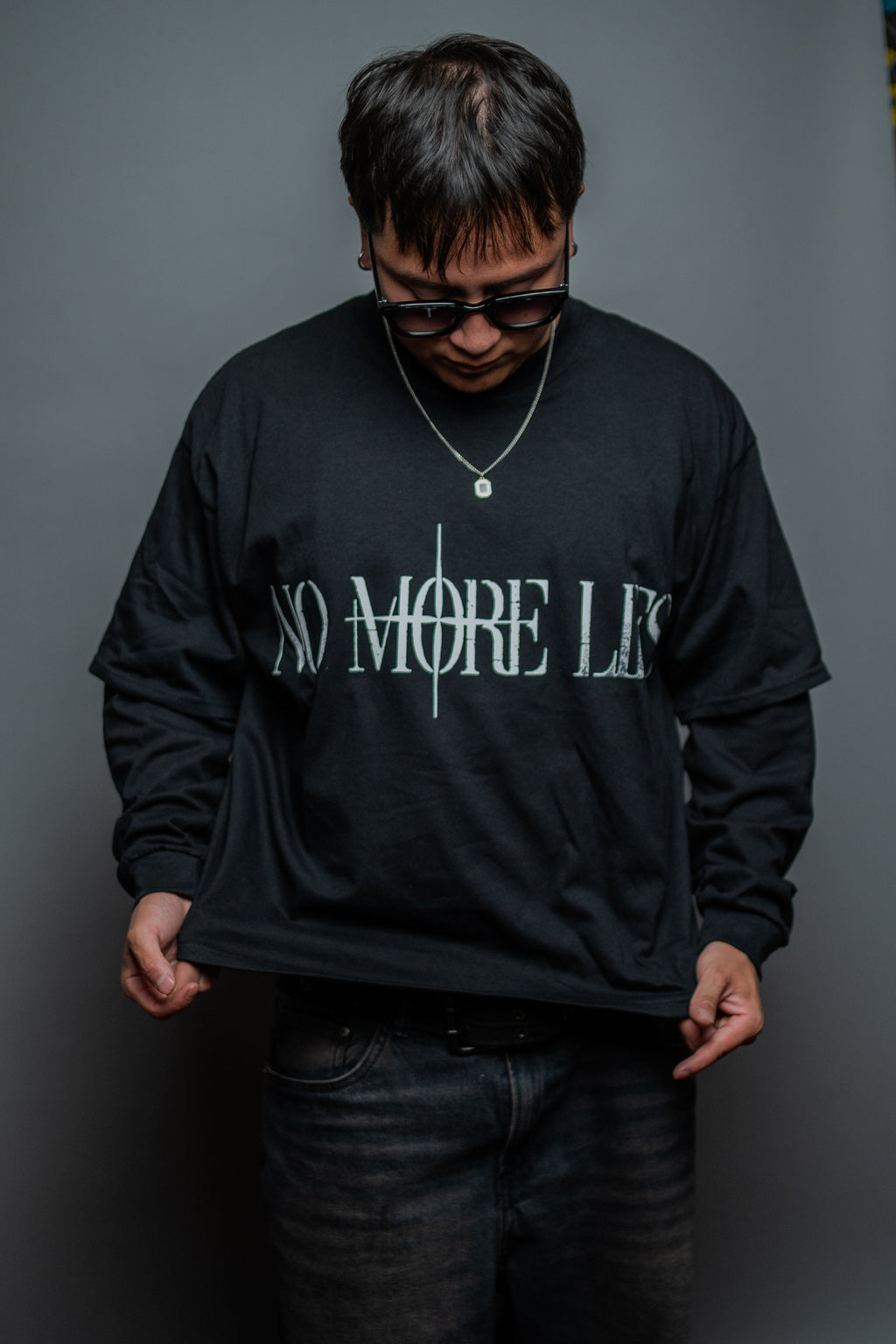NML BLACK " Playera Manga Larga