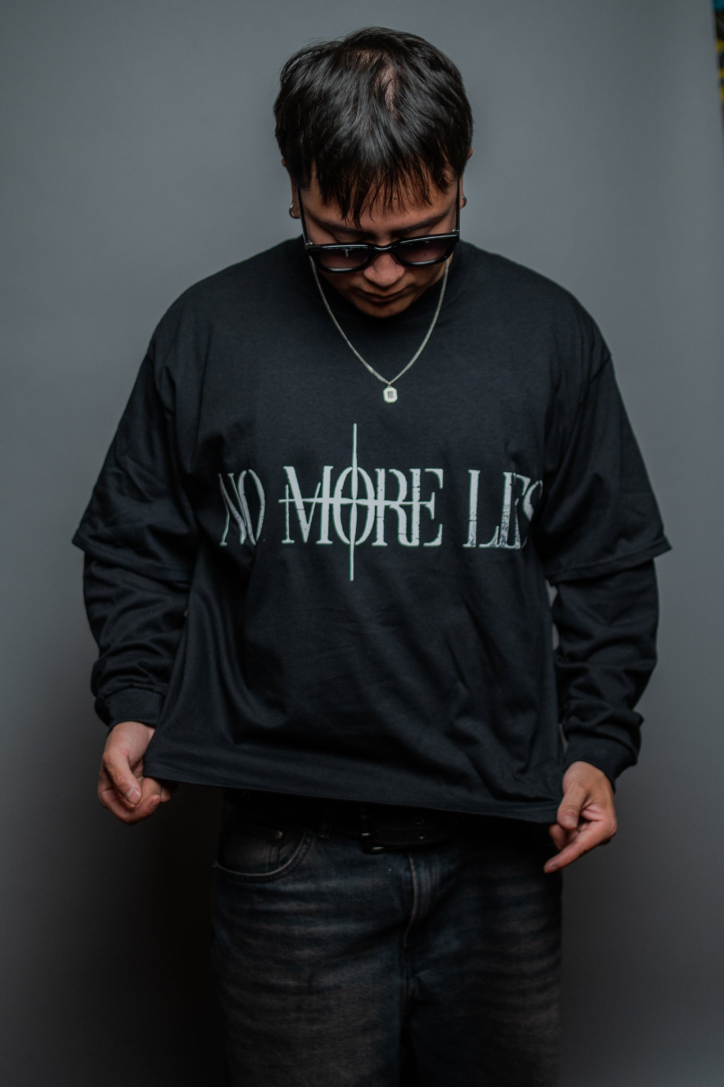 [ NML BLACK ] NO MORE LIES LONG SLEEVE T-SHIRT