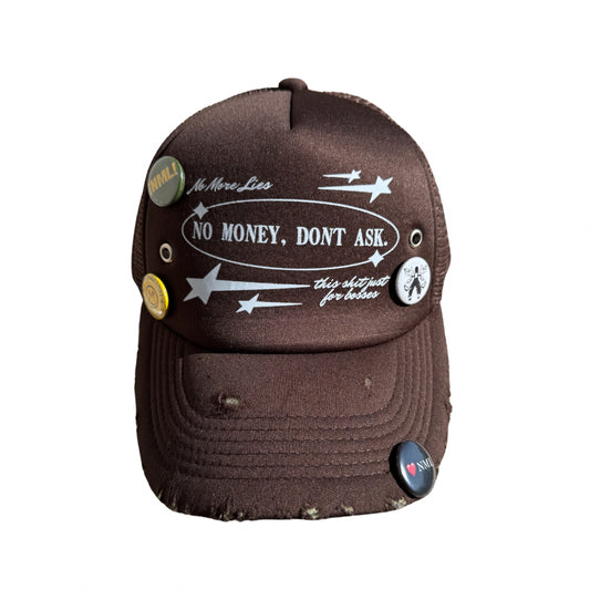 1/1 [ NO MONEY DONT ASK ] NO MORE LIES TRUCKER HAT