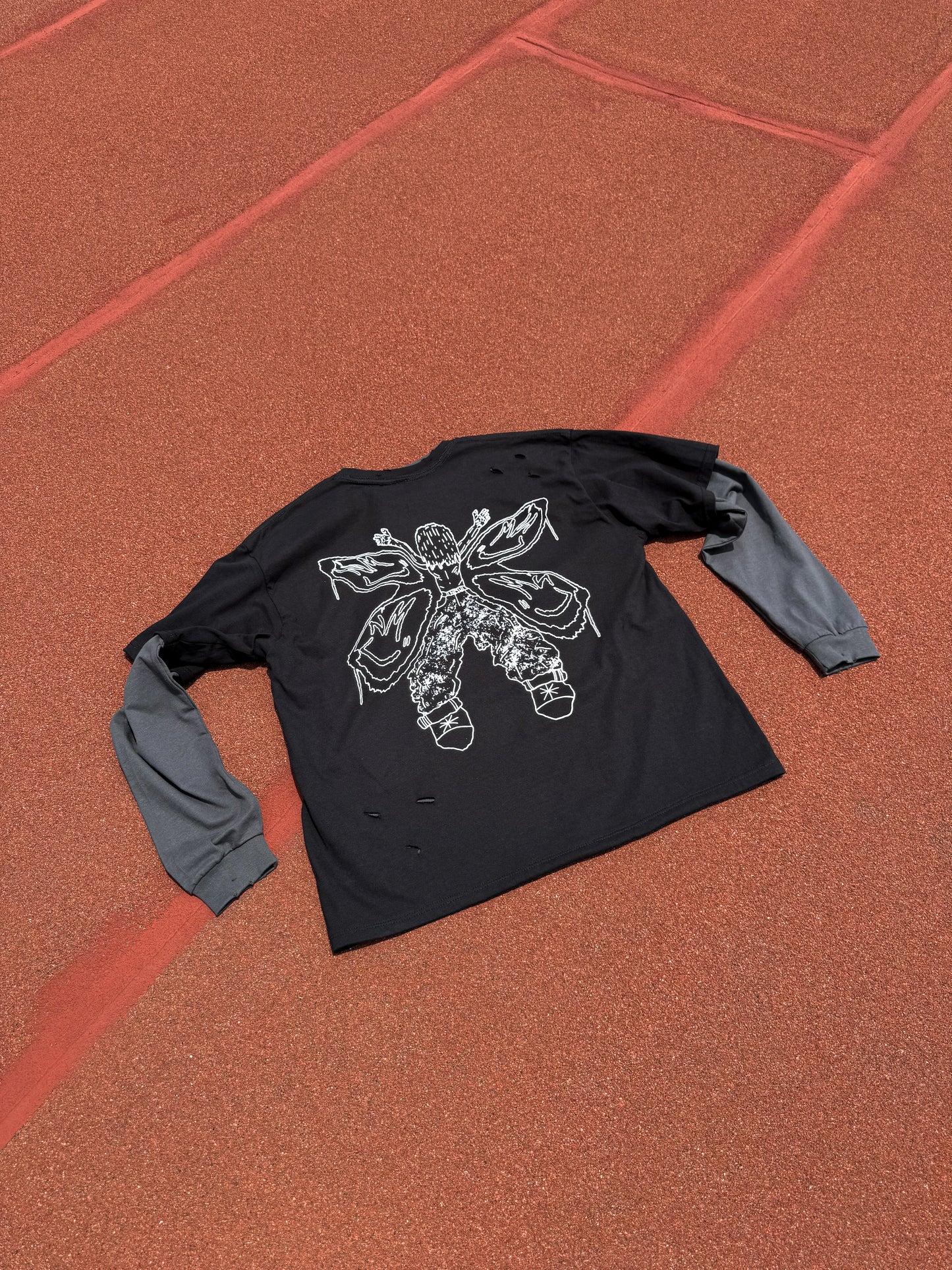 [ Angelo ] Negro Con Gris