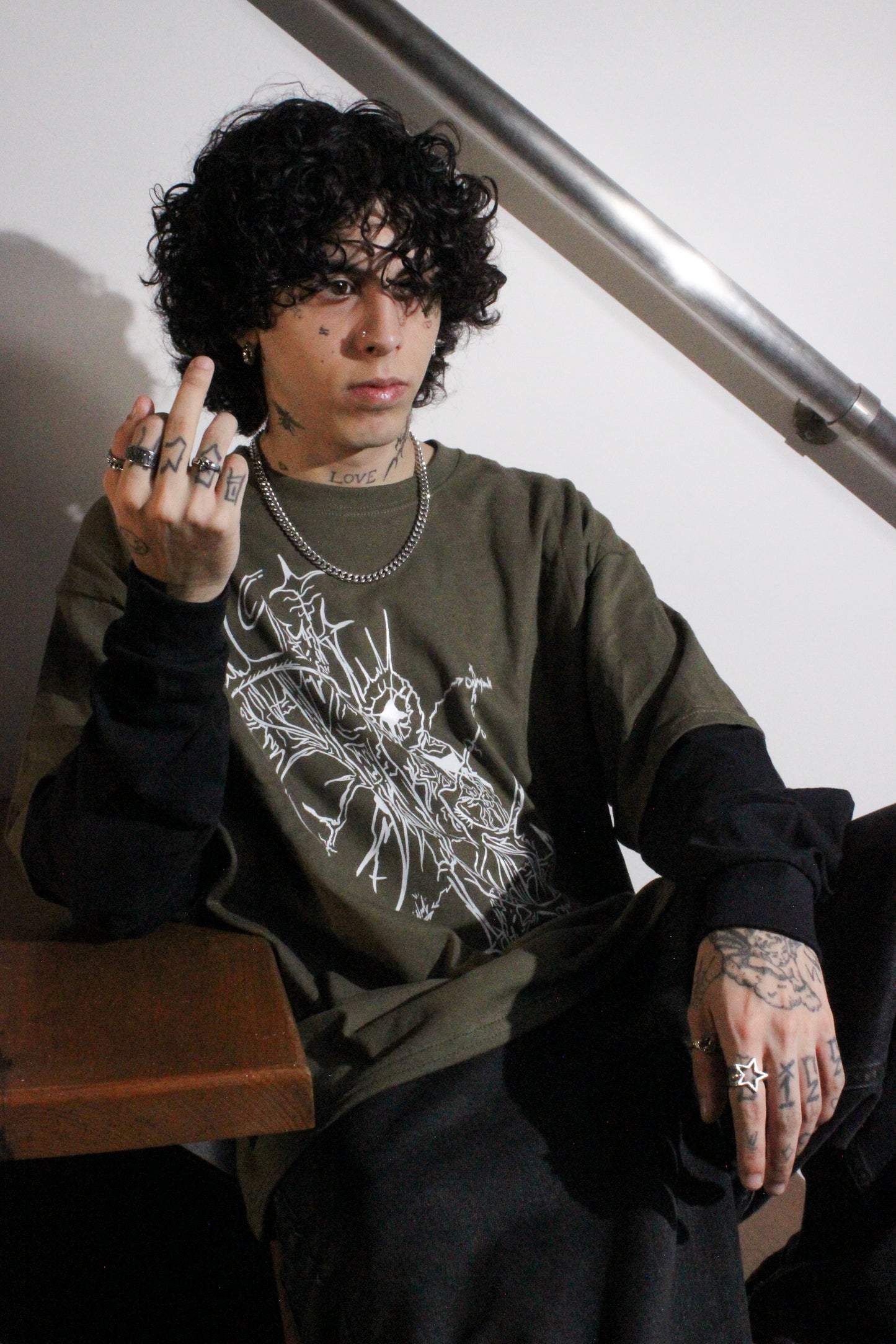 [ ANGELO ] Verde Olivo & Negro