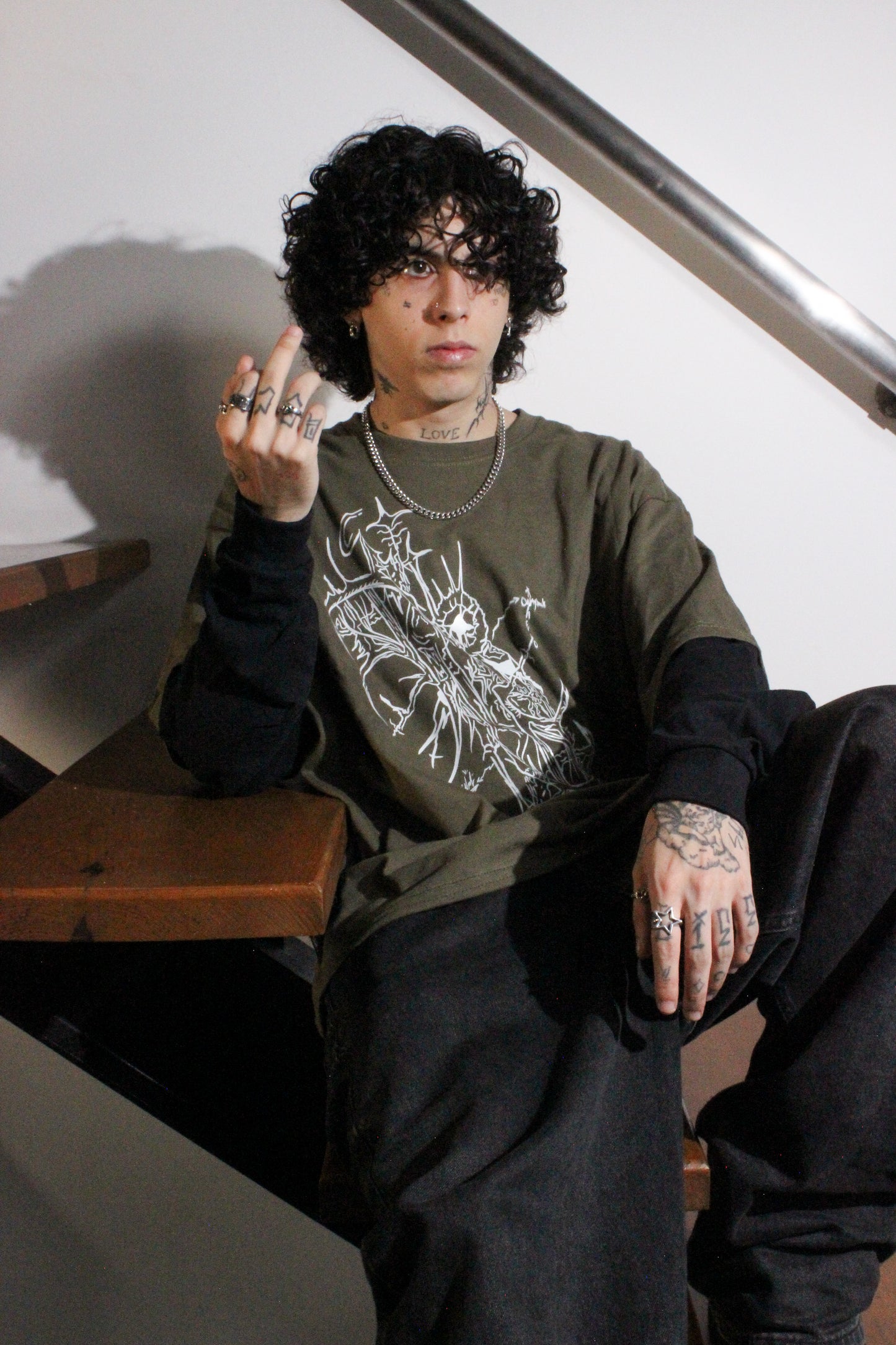 [ ANGELO ] Verde Olivo & Negro