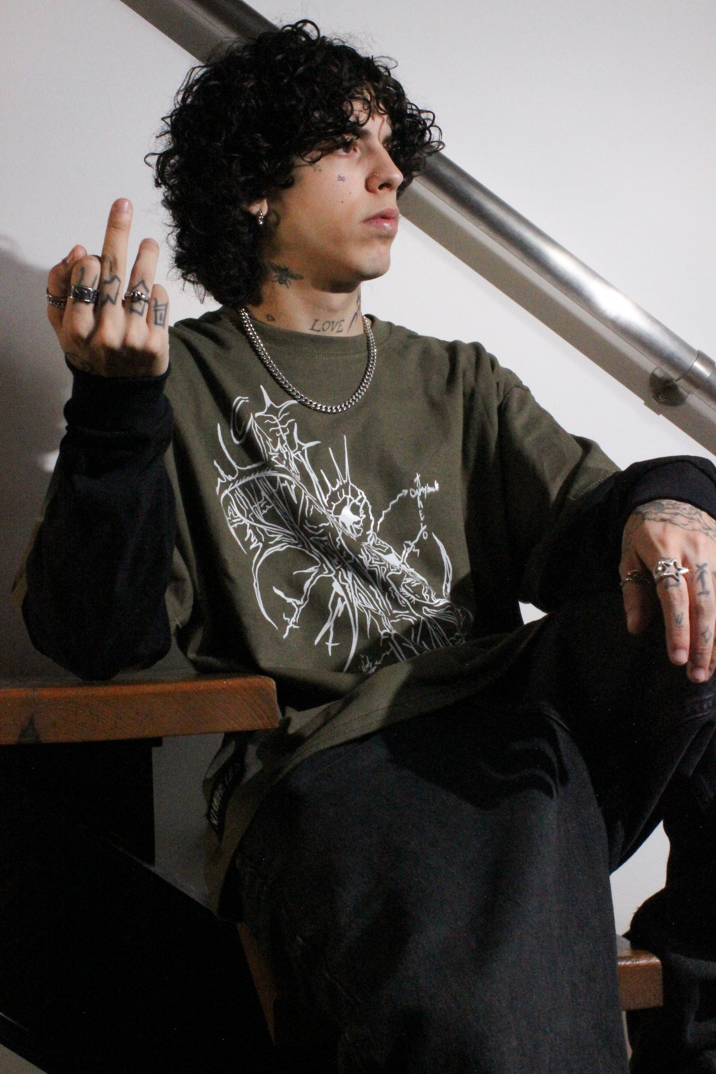 [ ANGELO ] Verde Olivo & Negro