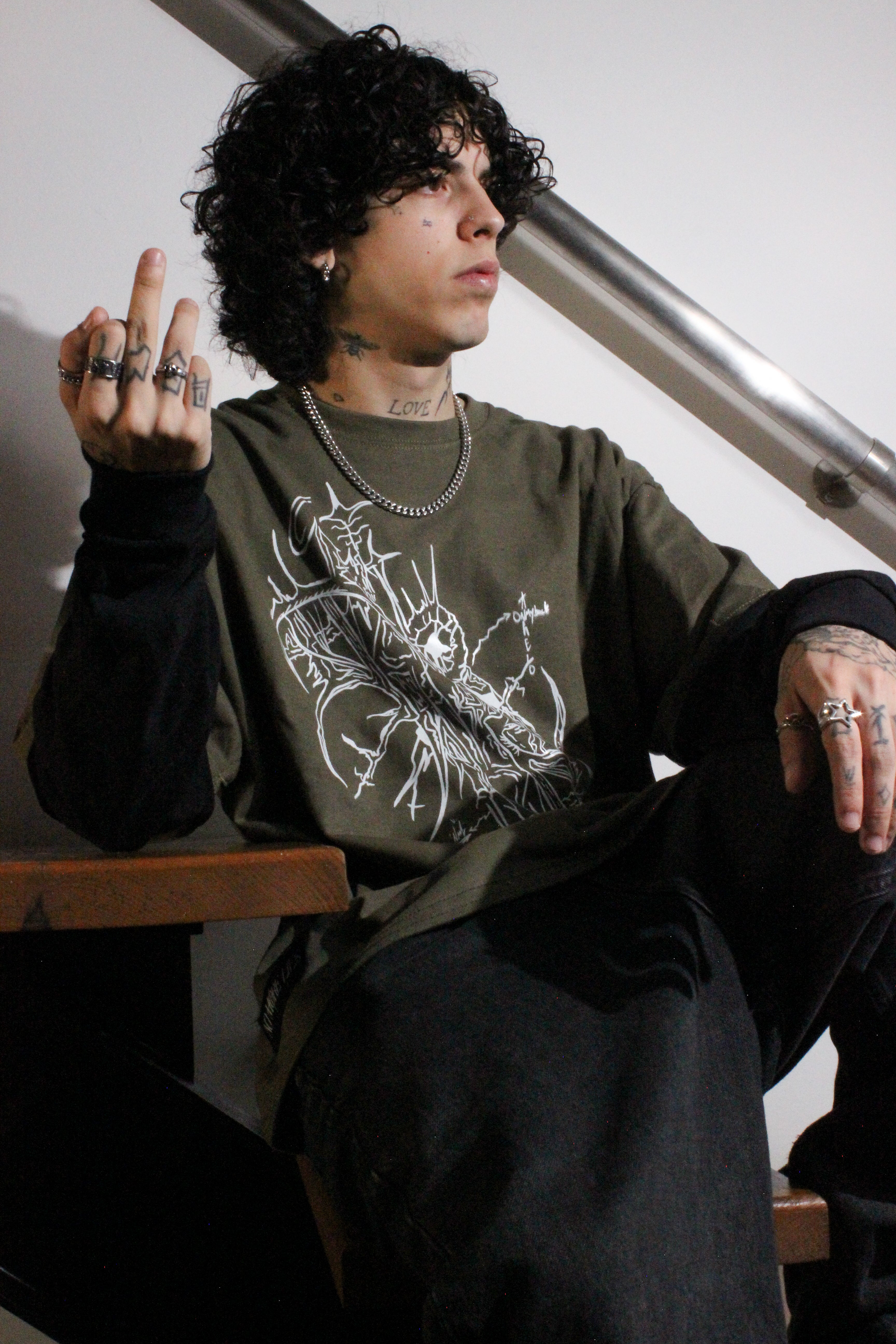 [ ANGELO ] Verde Olivo & Negro