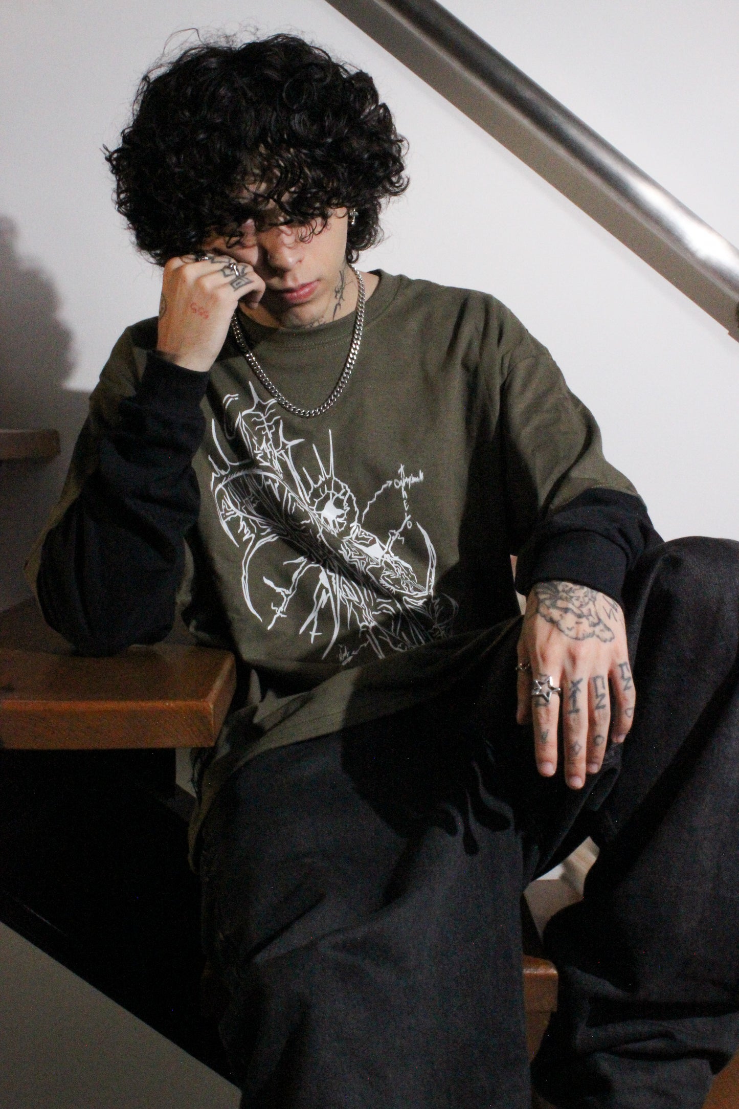 [ ANGELO ] Verde Olivo & Negro