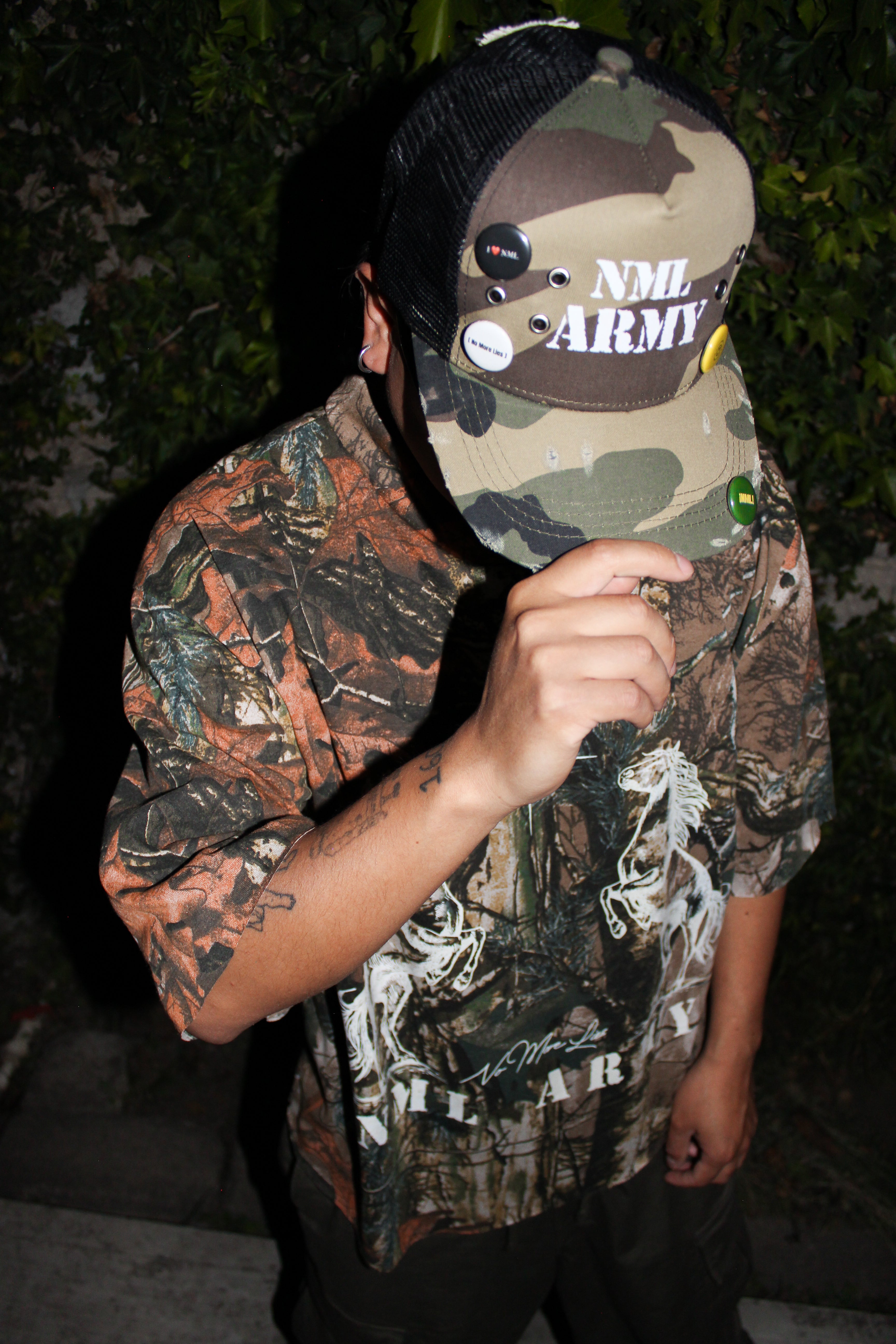 [ NML ARMY ] Trucker Hat Camo"