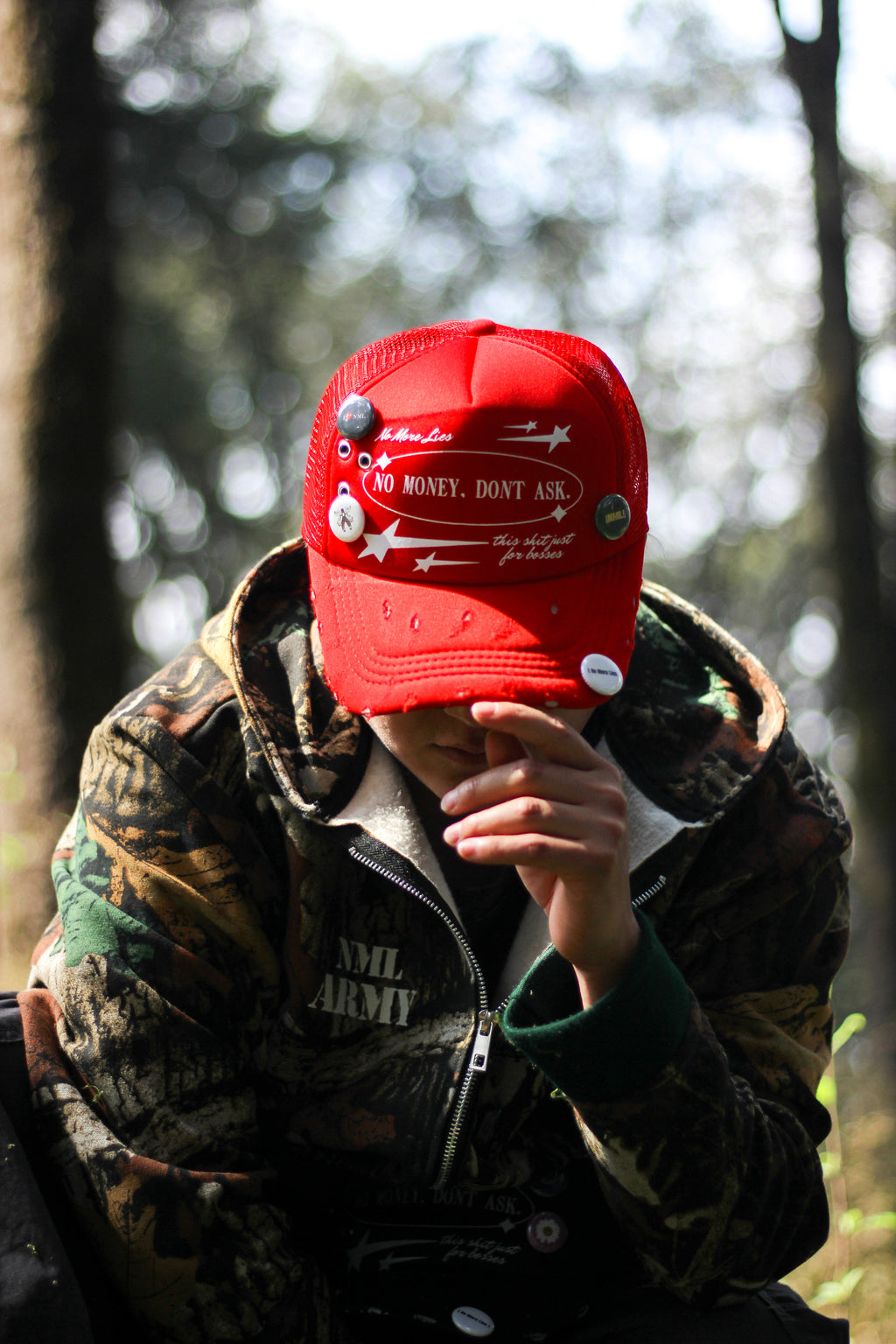 GORRA TRUCKER NO MONEY DONT ASK"