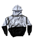 CARGO HOODIE BLACKNWHITE"