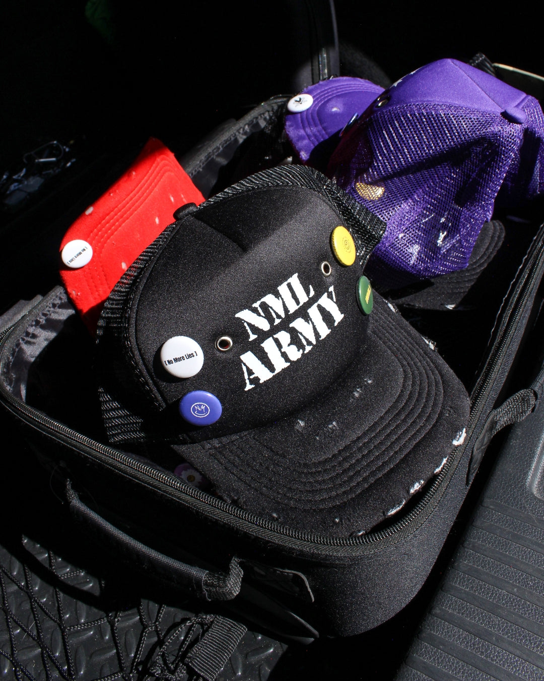 [ NML ARMY ] Gorra Trucker BLACK"