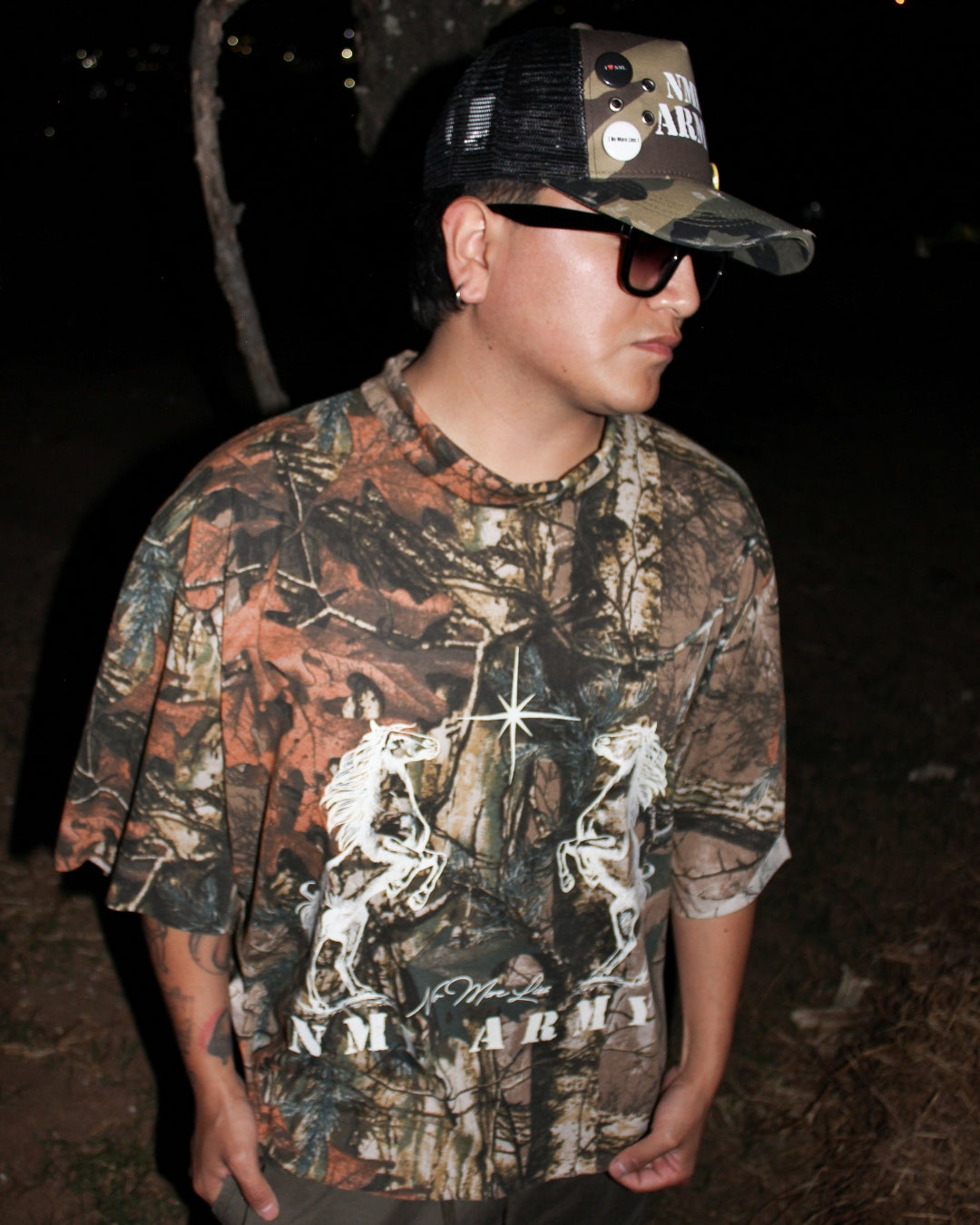 [ NML ARMY ] Playera Boxy Oversize Camuflaje